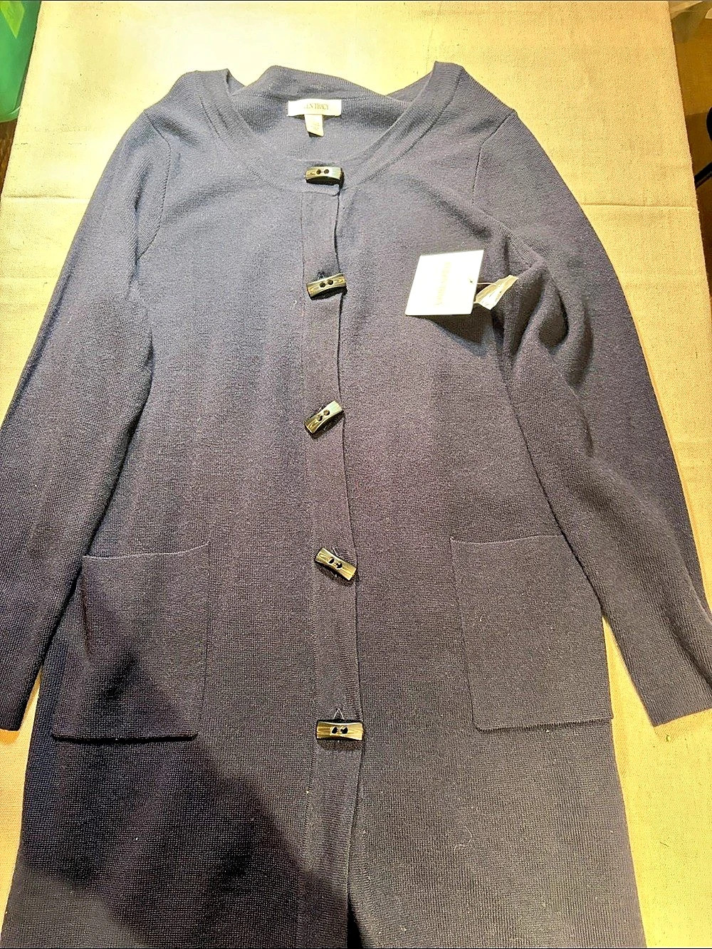 Ellen Tracy Women's Cardigan Gold-Tone Buttons Size 2X NWT